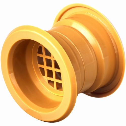 Tuleja wentylacyjna drzwiowa do otworów 40mm jasny beż komplet 6 sztuk