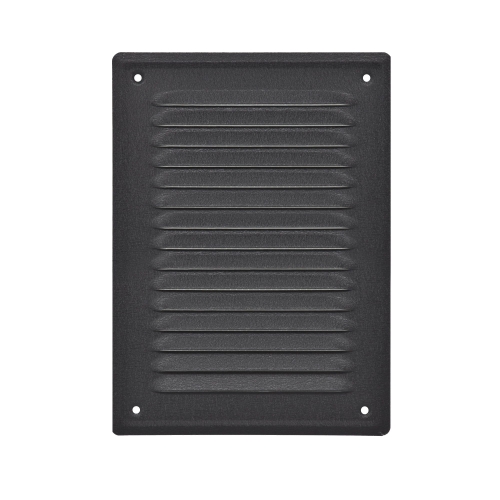 Kratka wentylacyjna zewnętrzna do otworów 14/21 grafitowa matowa przykręcana czterema wkrętami