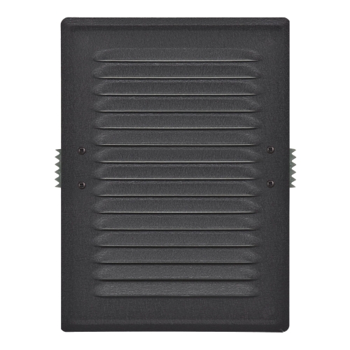 Kratka wentylacyjna zewnętrzna grafit mat 14/21 z uchwytami łapkami