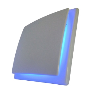 Turbowentylator łazienkowy MMOK 100 LED Biały Połysk Oświetlenie Led Blue