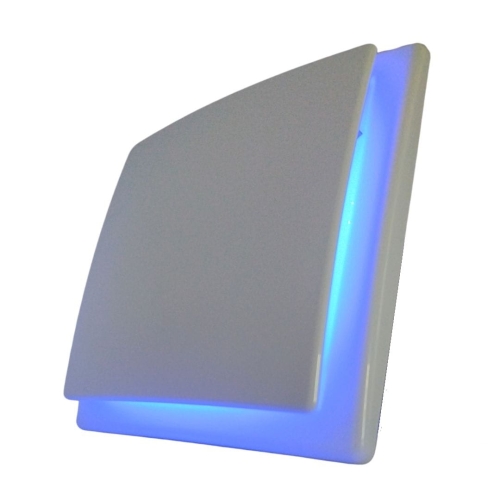 Turbowentylator łazienkowy MMOK 100 LED Biały Połysk Oświetlenie Led Blue