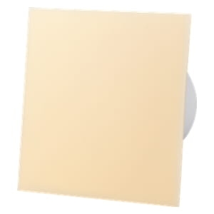 Komplet Wentylator dRim 100 S Panel Plexi Beżowy Połysk