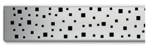 Odpływ liniowy przyścienny 650 S3 SQUARE mat