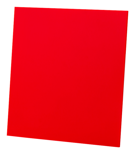 Kratka wentylacyjna DRIM czerwony połysk plexiglass