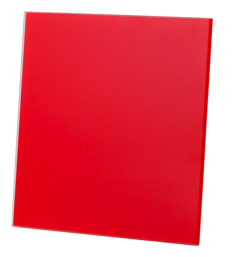 Kratka wentylacyjna DRIM szkło czerwony połysk