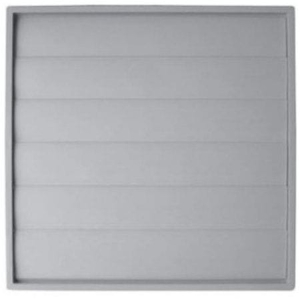 Kratka wywiewna szara z żaluzją PCV 350 mm