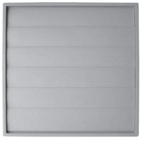 Kratka wywiewna szara z żaluzją PCV 500 mm