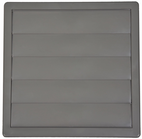 Kratka wywiewna szara z żaluzją średnica 80-150