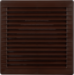 Kratka wentylacyjna kwadratowa brązowa średnica 80-150