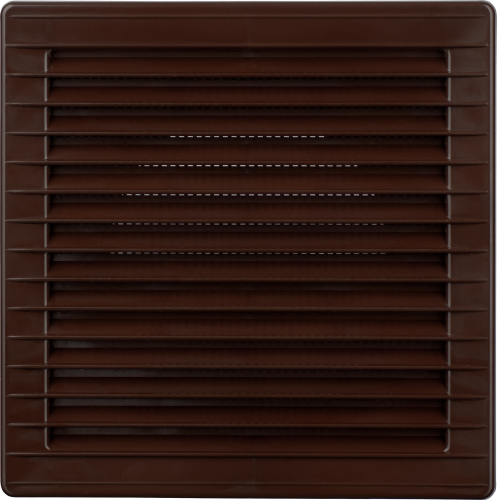 Kratka wentylacyjna kwadratowa brązowa średnica 80-150