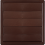 Kratka wywiewna brązowa z żaluzją