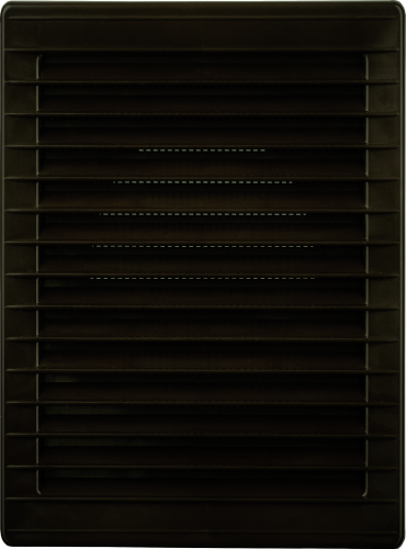 Kratka wentylacyjna do otworów 14/21 brązowa