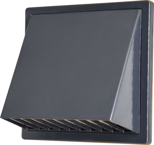 Kratka zewnętrzna z okapem grafitowa regulowana 80-150