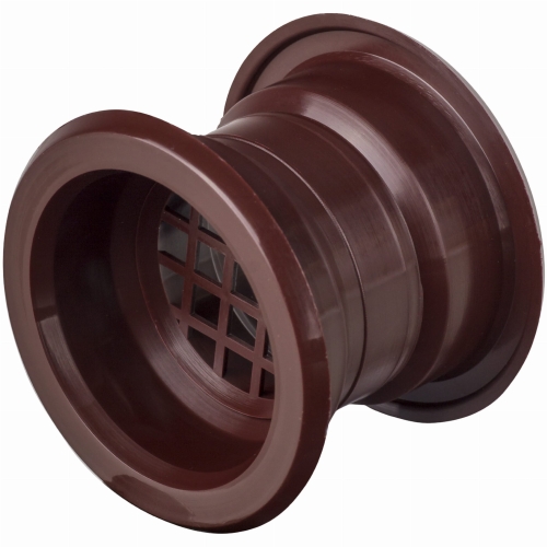 Tuleja wentylacyjna drzwiowa do otworów 40mm brąz komplet 6 sztuk