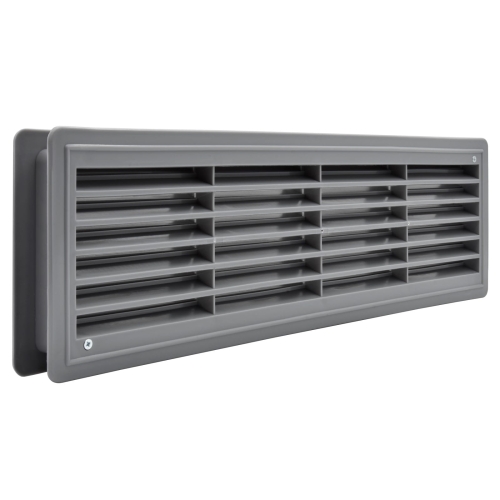 Kratka drzwiowa do otworów 120x435 mm szara