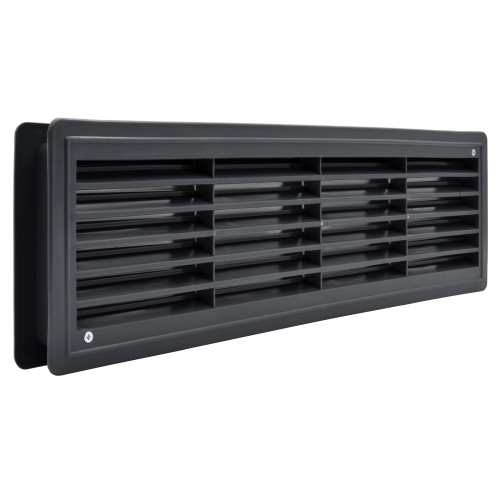 Kratka drzwiowa do otowrów 120x435 mm grafitowa