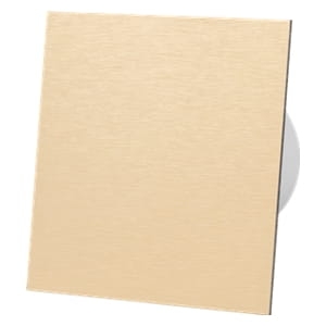 Komplet Wentylator dRim 125 S Panel Aluminium Szczotkowane Złoto